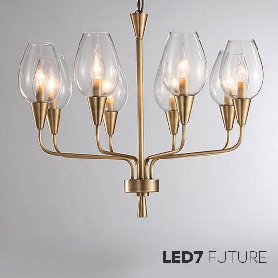 Loft Industry Modern - Sunrise Chandelier